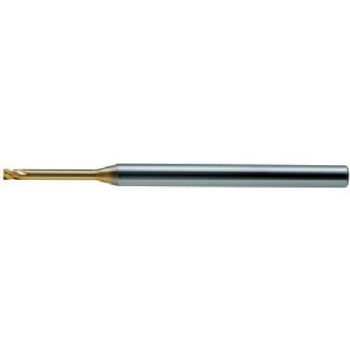 トラスコ中山 ユニオンツール 超硬エンドミルHLRS 4枚刃ロングネックラジアスφ2XR0.05×有効長10（ご注文単位1本）【直送品】