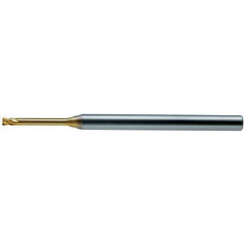 トラスコ中山 ユニオンツール 超硬エンドミルHLRS 4枚刃ロングネックラジアス φ2×R0.1×有効長6（ご注文単位1本）【直送品】