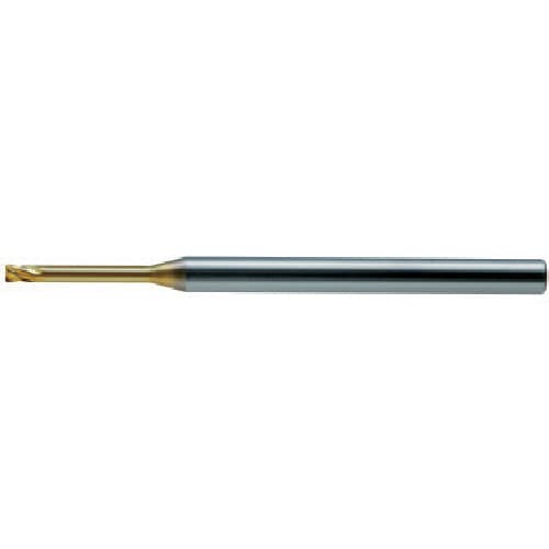 トラスコ中山 ユニオンツール 超硬エンドミルHLRS 4枚刃ロングネックラジアス φ2×R0.2×有効長16（ご注文単位1本）【直送品】