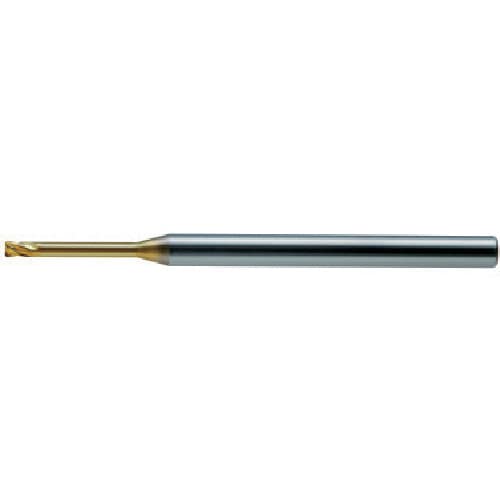 トラスコ中山 ユニオンツール 超硬エンドミルHLRS4枚刃ロングネックラジアスφ2.5×R0.1×有効長16（ご注文単位1本）【直送品】