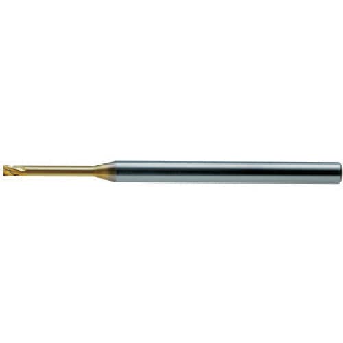 トラスコ中山 ユニオンツール 超硬エンドミルHLRS4枚刃ロングネックラジアスφ2.5×R0.3×有効長16（ご注文単位1本）【直送品】