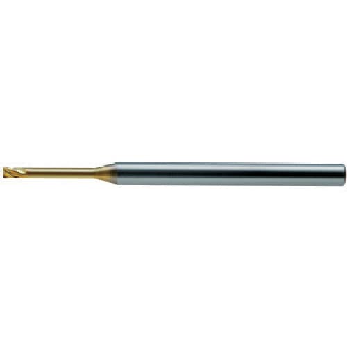 トラスコ中山 ユニオンツール 超硬エンドミルHLRS 4枚刃ロングネックラジアス φ6×R0.1×有効長48(ご注文単位1本)【直送品】