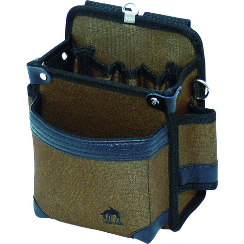 トラスコ中山 KH HUMHEM 22113型バック ブラウン(ご注文単位1個)【直送品】