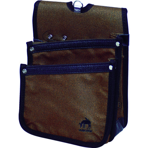 トラスコ中山 KH HUMHEM ウエストバッグ ブラウン(ご注文単位1個)【直送品】