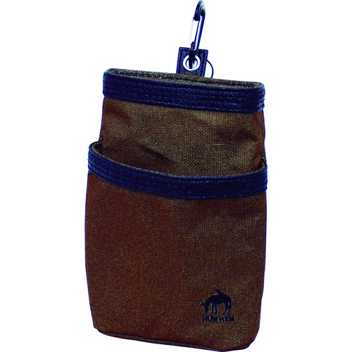 トラスコ中山 KH HUMHEM ポシェット ブラウン(ご注文単位1個)【直送品】