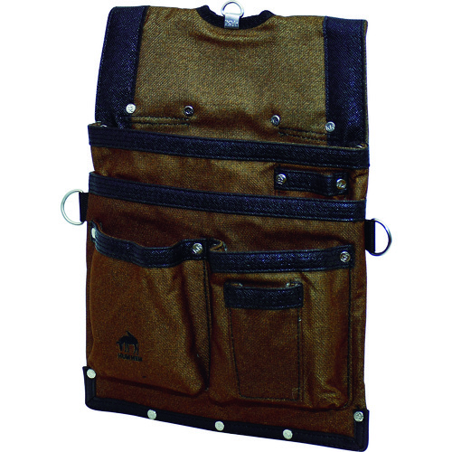 トラスコ中山 KH HUMHEM 24127型バック ブラウン(ご注文単位1個)【直送品】