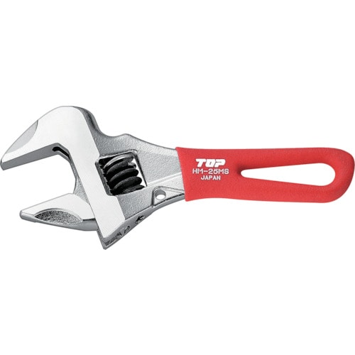 トラスコ中山 TOP ショートワークワイド(ガタ無しモンキレンチ) 258-0053(ご注文単位1個)【直送品】