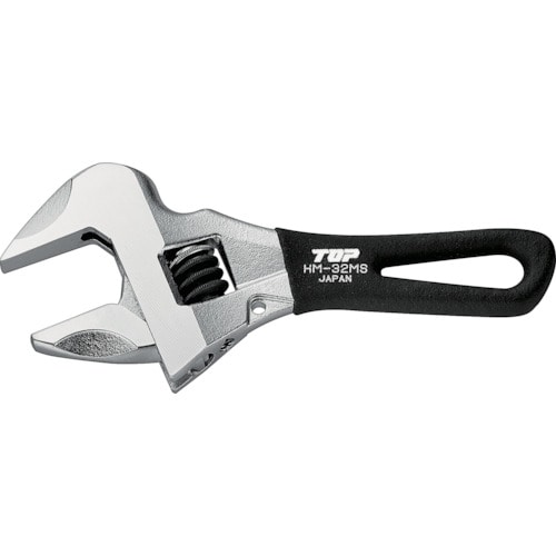 トラスコ中山 TOP ショートワークワイド(ガタ無しモンキレンチ) 258-0046(ご注文単位1個)【直送品】