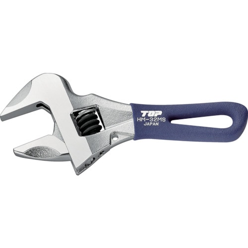 トラスコ中山 TOP ショートワークワイド(ガタ無しモンキレンチ) 258-0045(ご注文単位1個)【直送品】