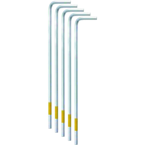 トラスコ中山 ワイズ 六角棒レンチ 【単品】5本組NC(LLサイズ)4.0mm(ご注文単位1セット)【直送品】