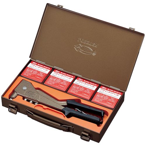 トラスコ中山 エビ ハンドリベッターツールキット 372-2104(ご注文単位1セット)【直送品】