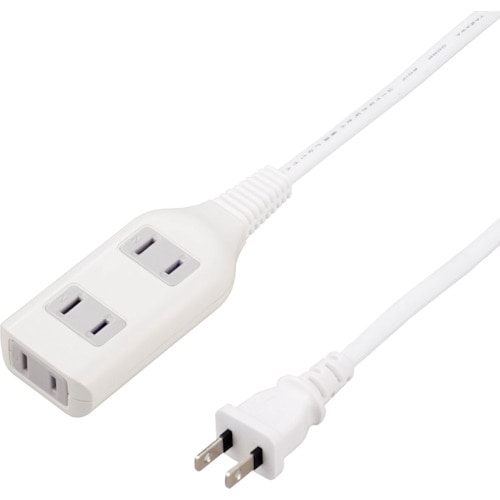 トラスコ中山 YAZAWA テーブルタップ3個口10mホワイト(ご注文単位1個)【直送品】