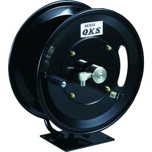 トラスコ中山 OKS 高圧ホースリール 耐圧20.5MPa 手動巻 固定据置き型(ホースなし)(ご注文単位1台)【直送品】