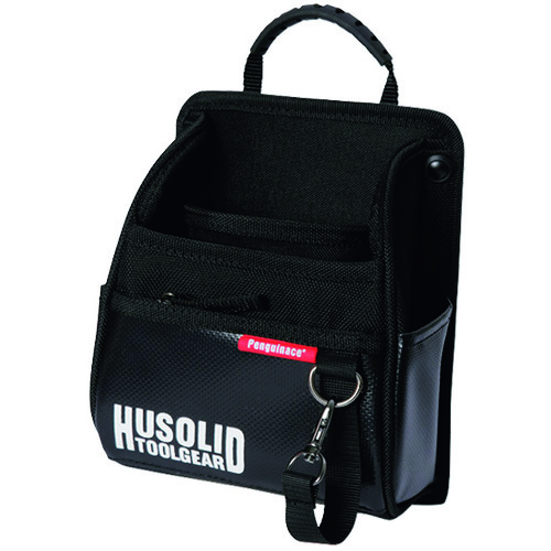 トラスコ中山 ペンギンエース HUSOLID TOOLGEAR腰袋フタ無し M(ご注文単位1個)【直送品】