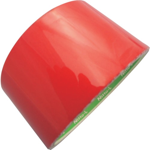 トラスコ中山 日東エルマテ 再帰反射テープ 400mm×10m レッド(ご注文単位1巻)【直送品】