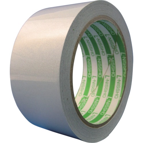 トラスコ中山 日東エルマテ 再帰反射テープ 45mmx10m ホワイト(ご注文単位1巻)【直送品】