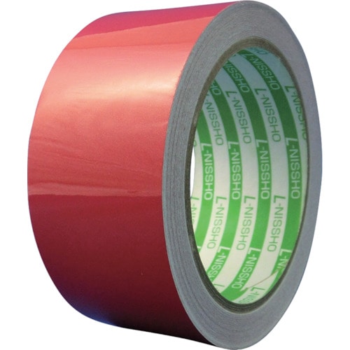 トラスコ中山 日東エルマテ 再帰反射テープ 90mmx10m レッド(ご注文単位1巻)【直送品】