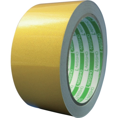 トラスコ中山 日東エルマテ 再帰反射テープ 90mmx10m イエロー(ご注文単位1巻)【直送品】