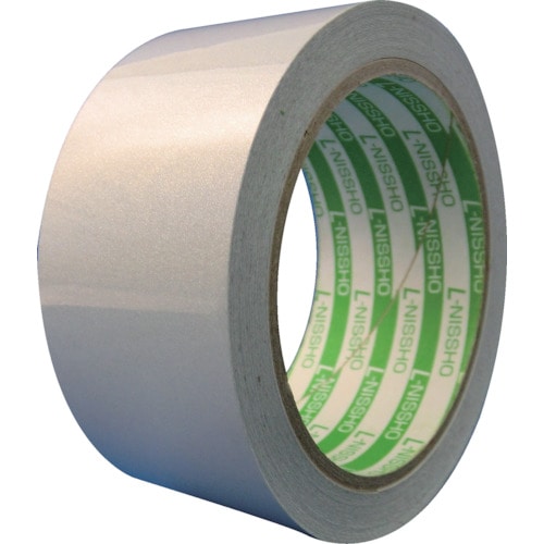 トラスコ中山 日東エルマテ 広角反射テープ45mm×5m ホワイト(ご注文単位1巻)【直送品】