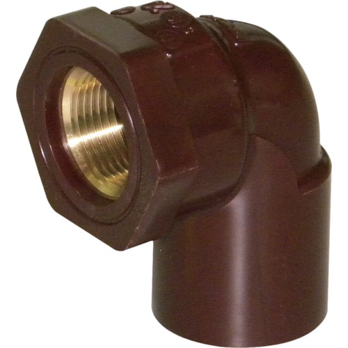 トラスコ中山 クボタケミックス HTメタル給水栓エルボ HT-MWL 20X13(ご注文単位1個)【直送品】