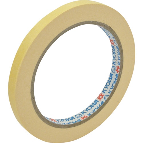 トラスコ中山 パイロン バッグシーリングテープ 紙 黄 9mm×50m 厚さ0.07mm(ご注文単位1巻)【直送品】