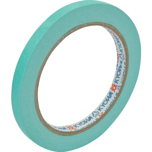 トラスコ中山 パイロン バッグシーリングテープ 紙 ミントグリーン 9mm×50m 厚さ0.07mm(ご注文単位1巻)【直送品】