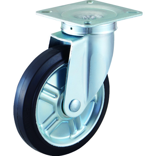 トラスコ中山 TRUSCO 自在キャスターφ200(ご注文単位1個)【直送品】