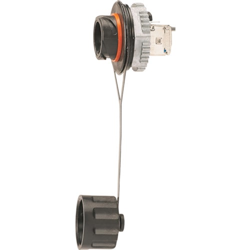 トラスコ中山 パンドウイット カテゴリ6A 耐水防塵性シールド付きモジュラージャック IAEBH6XS（ご注文単位1個）【直送品】