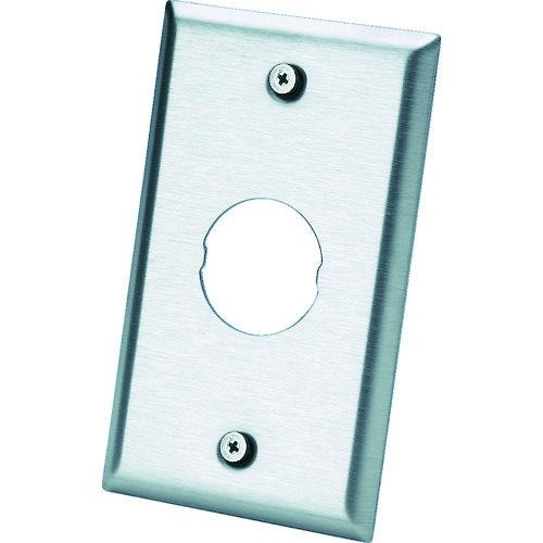 トラスコ中山 パンドウイット ステンレス製フェースプレート（ご注文単位1個）【直送品】