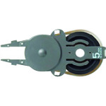 トラスコ中山 プラス 37276)1行ケシポン交換テープ IS-050CM(ご注文単位1個)【直送品】