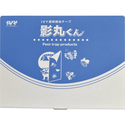 トラスコ中山 IVY 透明捕虫テープ影丸くん 50枚入り（ご注文単位1袋）【直送品】