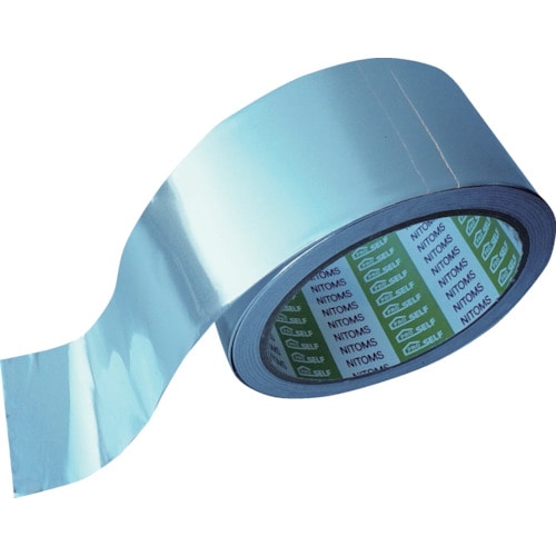 トラスコ中山 ニトムズ 光沢アルミテープS 50×10(ご注文単位1巻)【直送品】