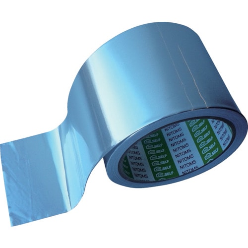 トラスコ中山 ニトムズ 光沢アルミテープS 75×10(ご注文単位1巻)【直送品】