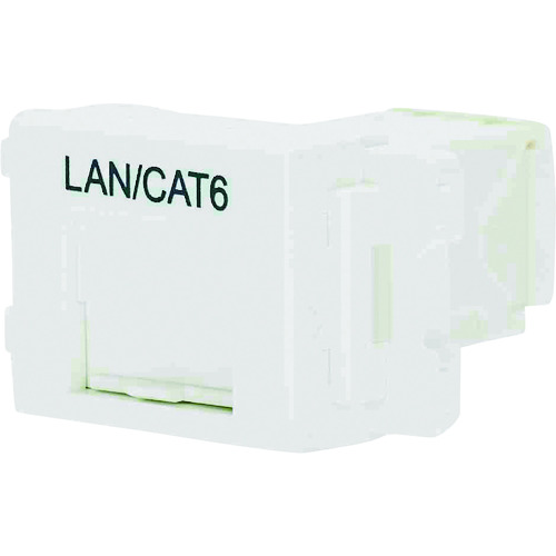 トラスコ中山 パンドウイット カテゴリ6 JISプレート用ジャックキット 白（ご注文単位1個）【直送品】