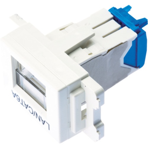 トラスコ中山 パンドウイット カテゴリ6AJISプレート用ジャックキット オフホワイト（ご注文単位1個）【直送品】