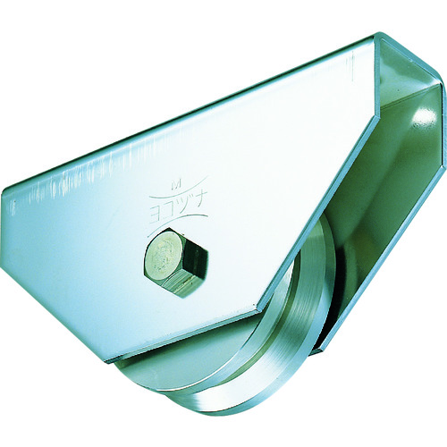 トラスコ中山 ヨコヅナ ステンレス重量戸車 車輪径110mm V型（ご注文単位1個）【直送品】