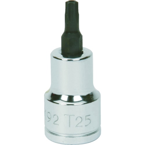 トラスコ中山 WILLIAMS 3/8ドライブ いじり防止トルクスビットソケット T45(ご注文単位1個)【直送品】