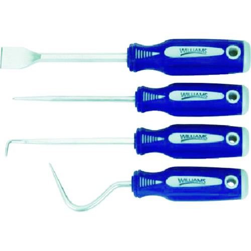 トラスコ中山 WILLIAMS 車輌整備用工具セット 4本(ご注文単位1セット)【直送品】