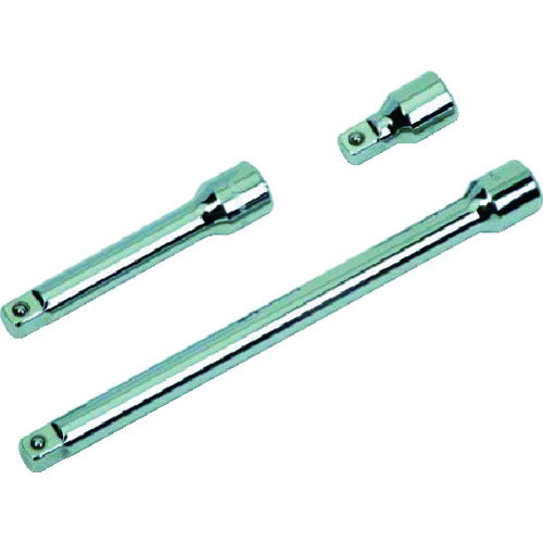 トラスコ中山 WILLIAMS 1/2ドライブ エクステンションセット 3本(ご注文単位1セット)【直送品】