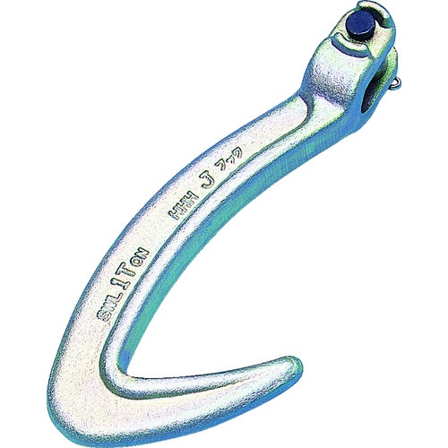 >トラスコ中山 HHH Jフック1t(鉄製)(ご注文単位1個)【直送品】