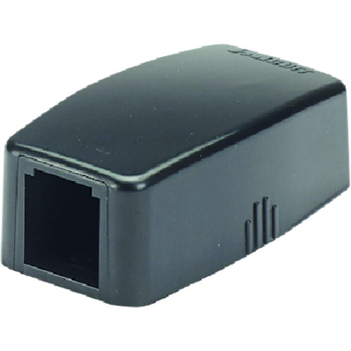 トラスコ中山 パンドウイット ローゼットボックス シャッターなし 1個口 黒 JOQ10000BL(ご注文単位1個)【直送品】