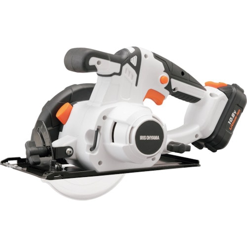 トラスコ中山 IRIS 517097 充電式丸のこ 10.8V JSC125 ホワイト(ご注文単位1台)【直送品】