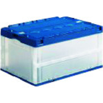 トラスコ中山 JTX 364701オリタタミコンテナ JTC-75F-NV75L蓋付(ご注文単位1個)【直送品】