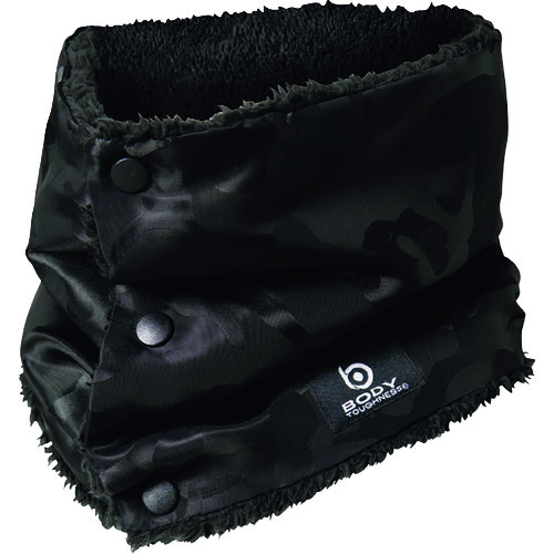 トラスコ中山 おたふく JW-117 BT 防風ネックウォーマー 迷彩-BK・ブラック(ご注文単位1個)【直送品】