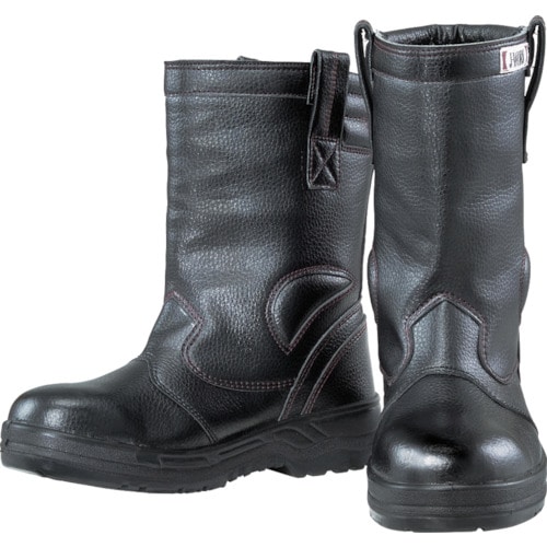 トラスコ中山 おたふく 安全シューズ半長靴 27.0(ご注文単位1足)【直送品】