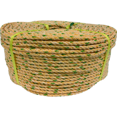 トラスコ中山 ユタカメイク ロープ KPロープ巻物 10φ×200m(ご注文単位1巻)【直送品】