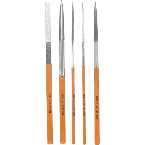 トラスコ中山 呉英 DIAヤスリ K-10 5種類セット 133(ご注文単位1セット)【直送品】