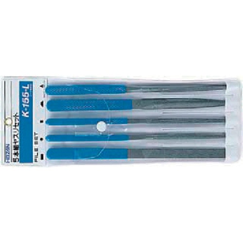 トラスコ中山 HOZAN 5本組ヤスリセット 810-7117(ご注文単位1セット)【直送品】