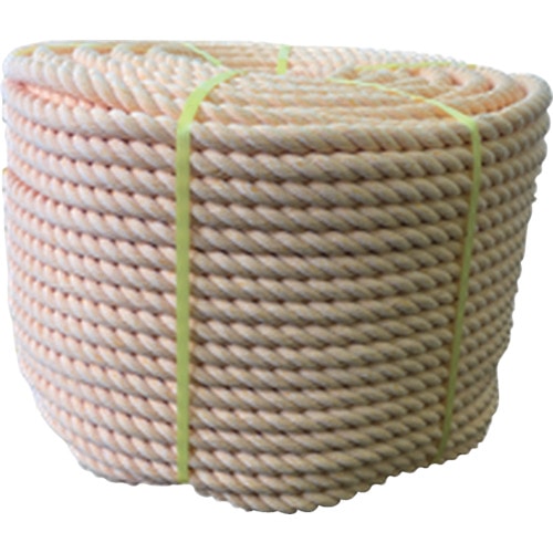 トラスコ中山 ユタカメイク KPロープ巻物 18mm×200m(ご注文単位1巻)【直送品】