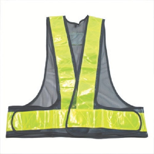 トラスコ中山 ミドリ安全 安全ベスト K-1V ネイビーXイエロー(ご注文単位1着)【直送品】